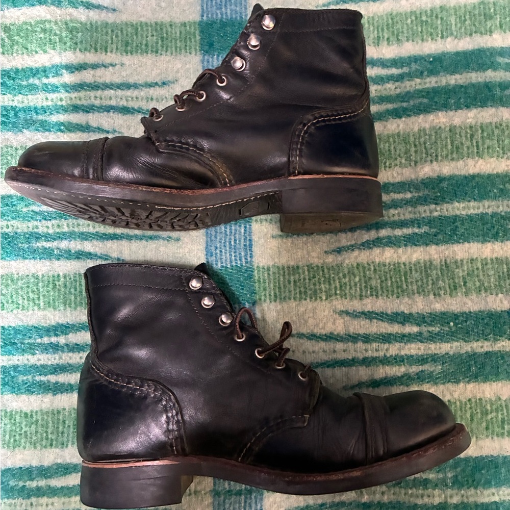 Red Wing Black iron ranger boots